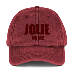 Jolie Noire Vintage Dad Hat- Red
